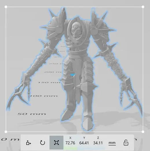 Warlock of Goetic Arts by Diceverse, 28/32mm scale miniature, 64mm Tall, Trench Crusade Proxy