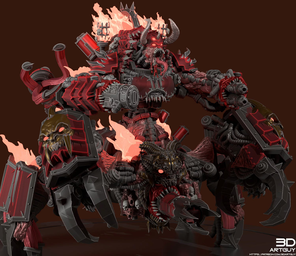 Infernal Crab Engine three-quarter view