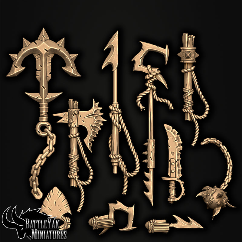 Sharkzerker Warrior Pack by Battle Yak – modular weapon options