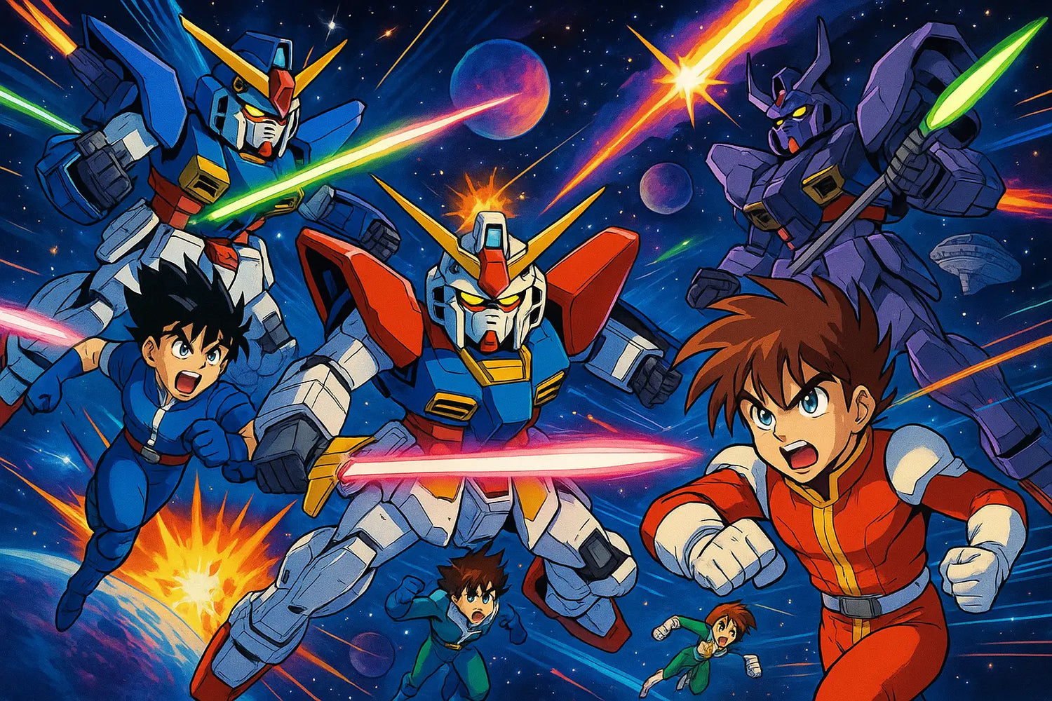 Anime Mega Diamonds & Schwartzreiter Mini Forge