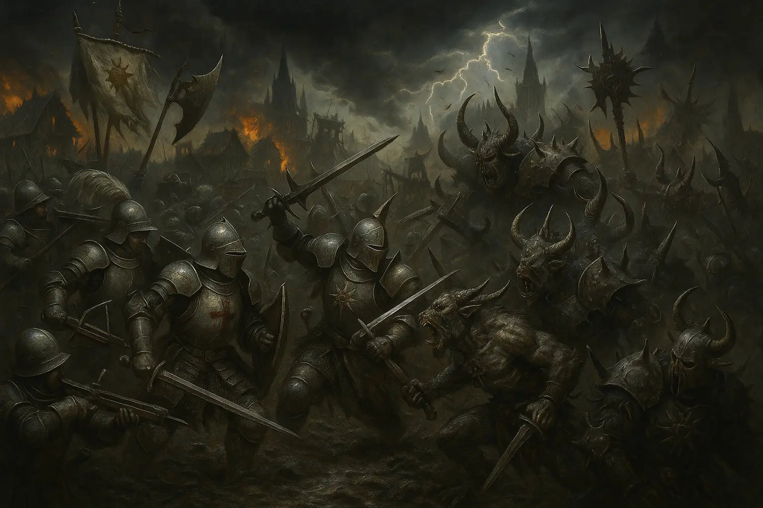 Grim Dark Fantasy Mega Diamonds & Schwartzreiter Mini Forge