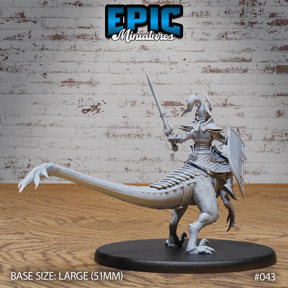 Dark Elf Raptor Rider Squad by Epic Miniatures – 28/32mm Heroic Scale - Resin Printed Grimdark Fantasy Mount