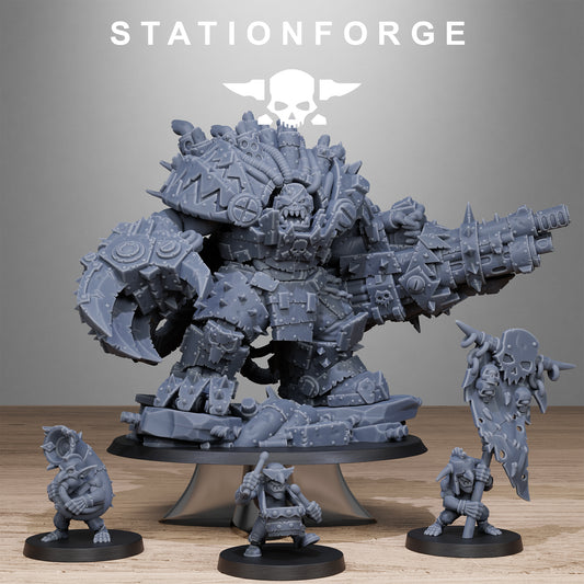 Orkaz Grand Nutta 3.0 by Station Forge – Resin Printed Grimdark Sci-Fi Kit