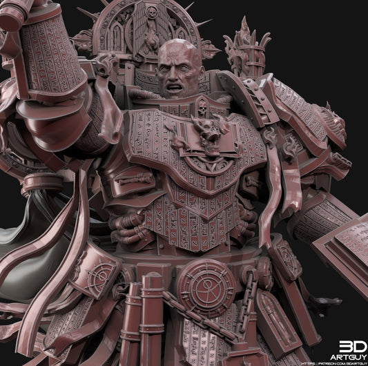 True Believer by 3DArtGuy 28/32mm scale, 50mm or 100m Miniature War Gaming Figure