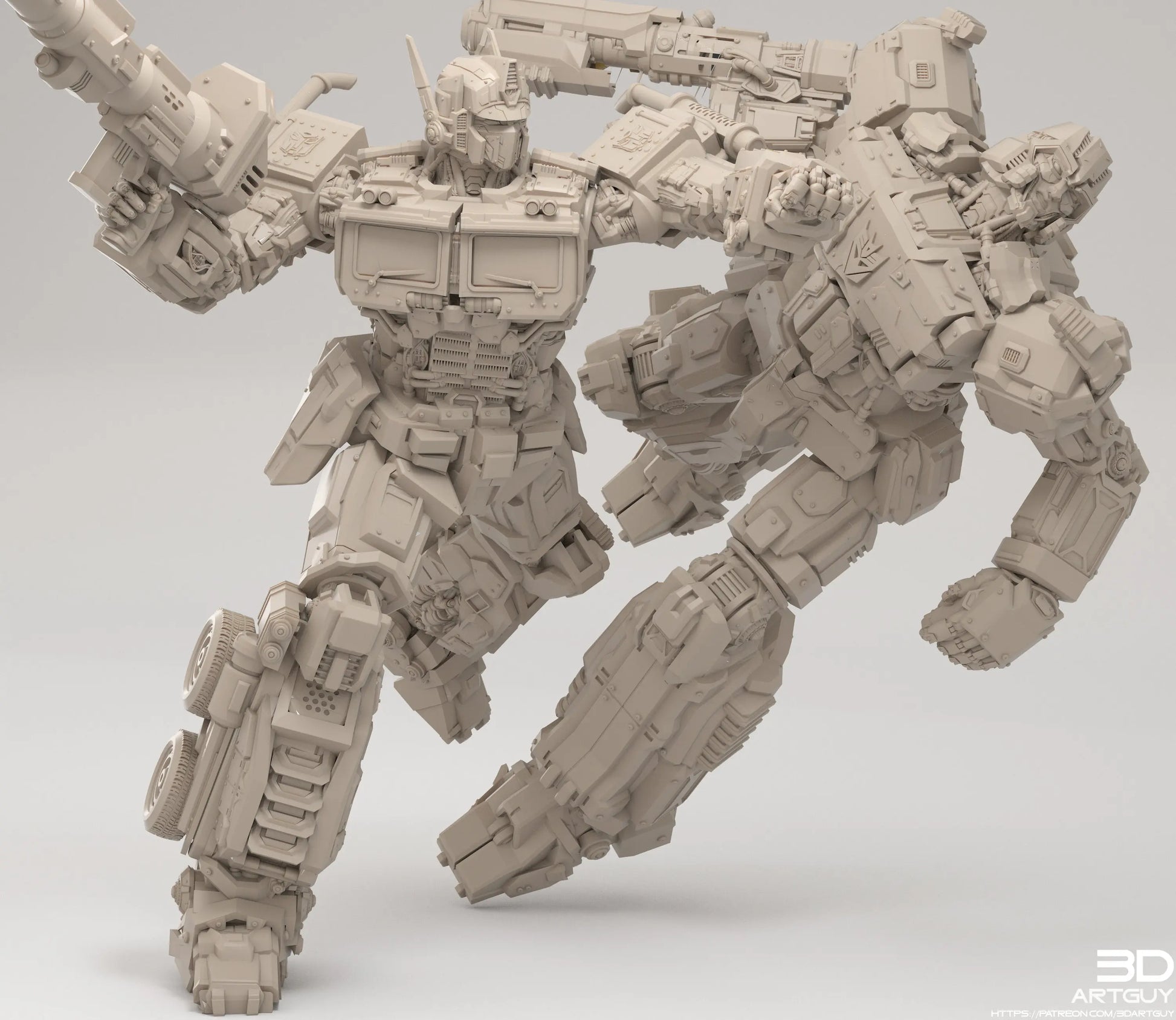 Optimus Prime by 3DArtGuy 28/32mm scale, 50mm or 100mm, Miniature War Gaming Figure, Transformer My Store