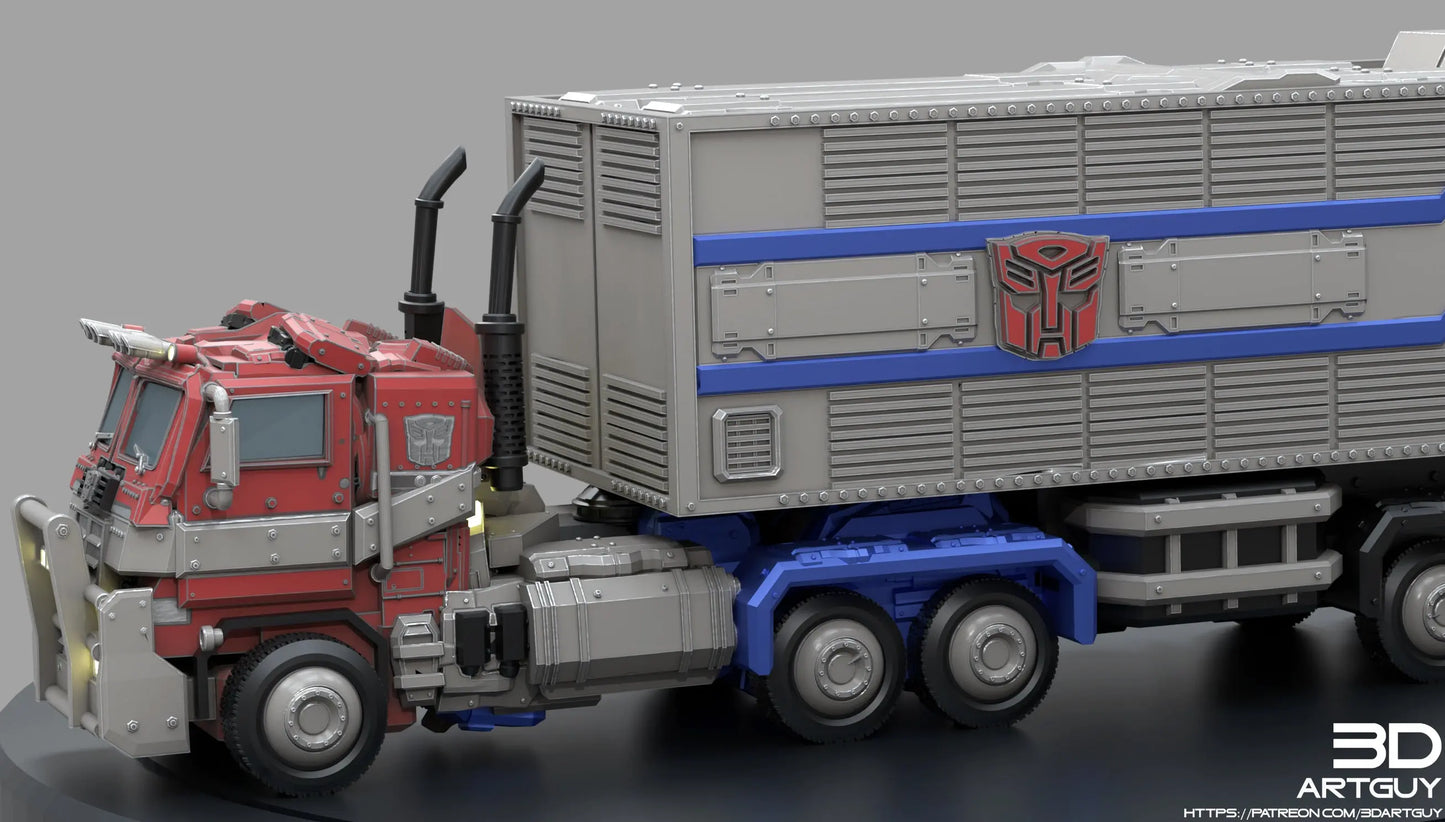 Optimus Prime by 3DArtGuy 28/32mm scale, 50mm or 100mm, Miniature War Gaming Figure, Transformer My Store