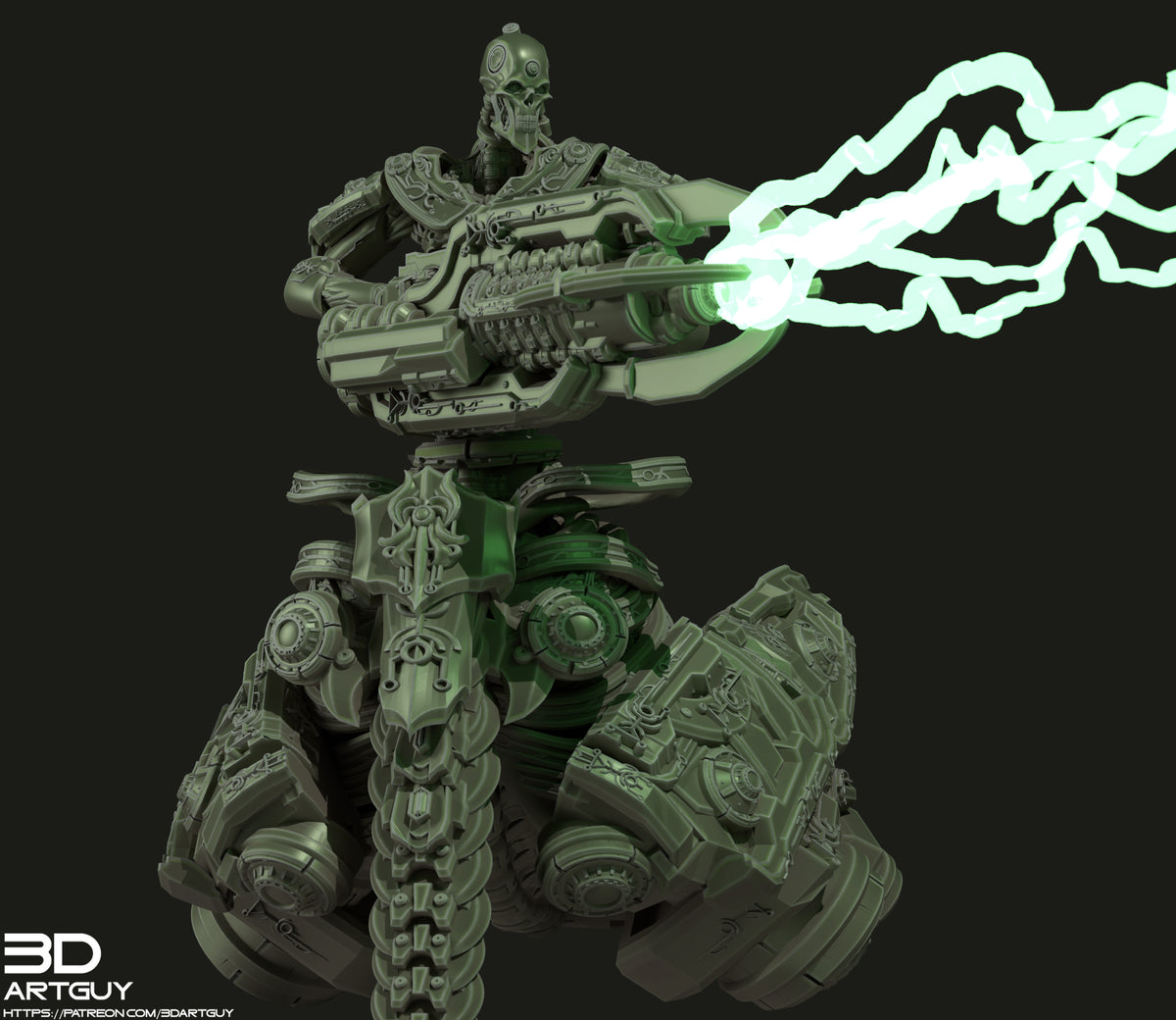 Ancient Annihilator Army by 3DArtGuy | Heroic Scale Resin Printed Miniature Kit (135mm Tall)