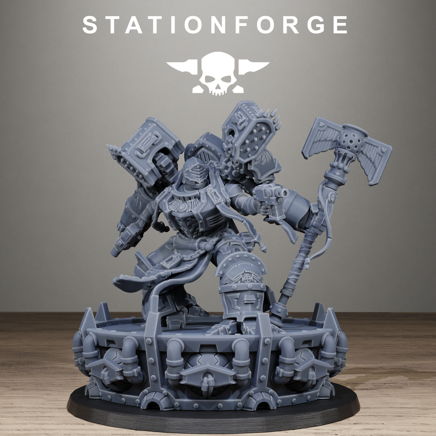 Vodalite Dominium by Station Forge – Resin Printed Grimdark Sci-Fi Mini (28/32mm)