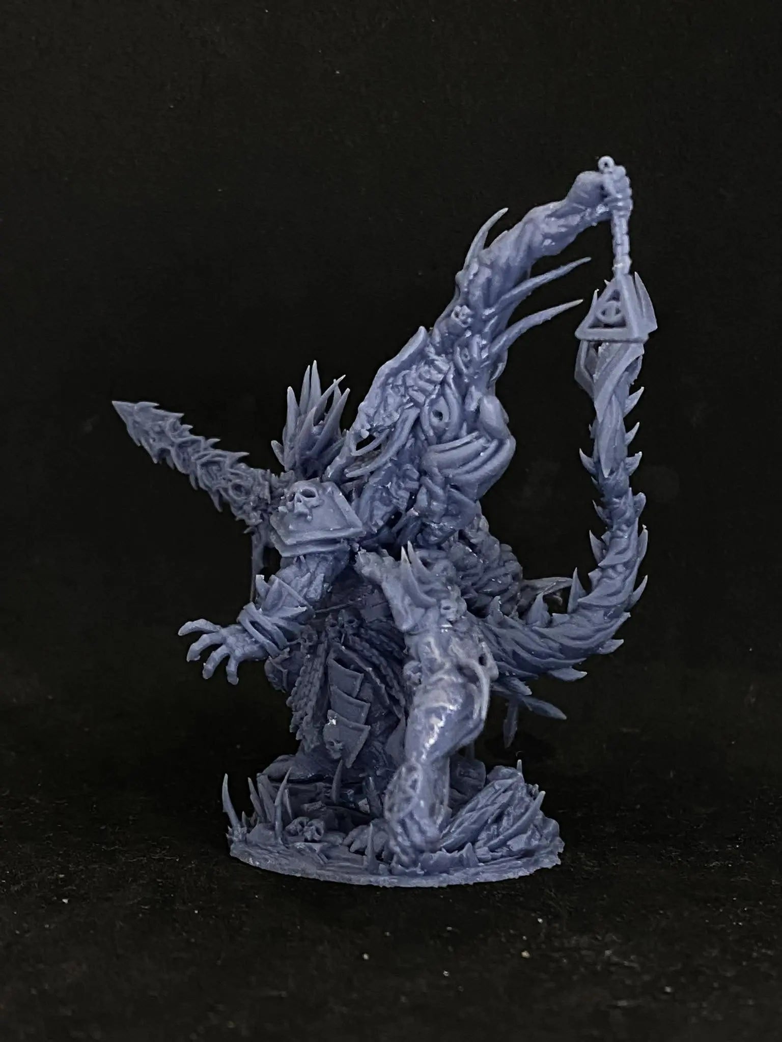 Mangkanur, Preator Of Immorality by Papsikels Miniature, 100mm tall Miniature, 28/32mm Scale, War Gaming Figure, Proxy for Trench Crusade My Store