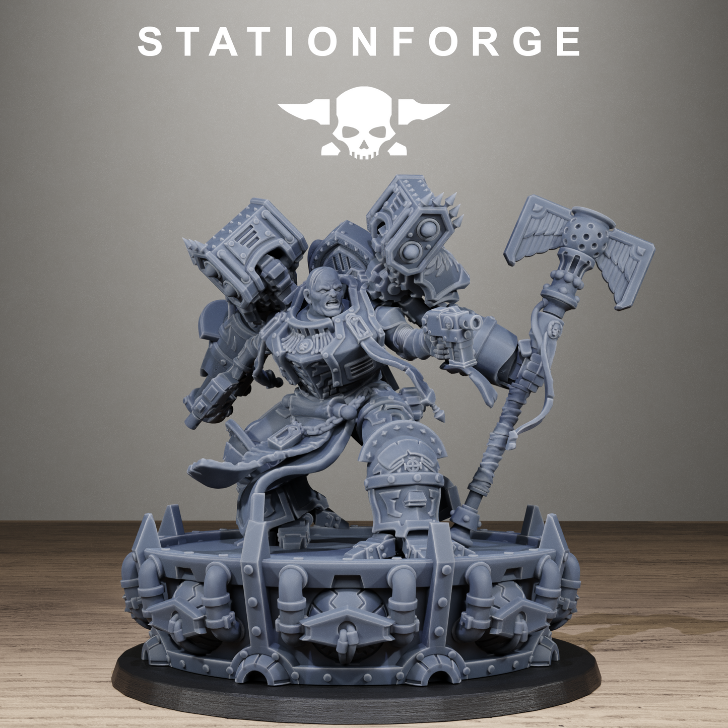 Vodalite Dominium by Station Forge – Resin Printed Grimdark Sci-Fi Mini (28/32mm)