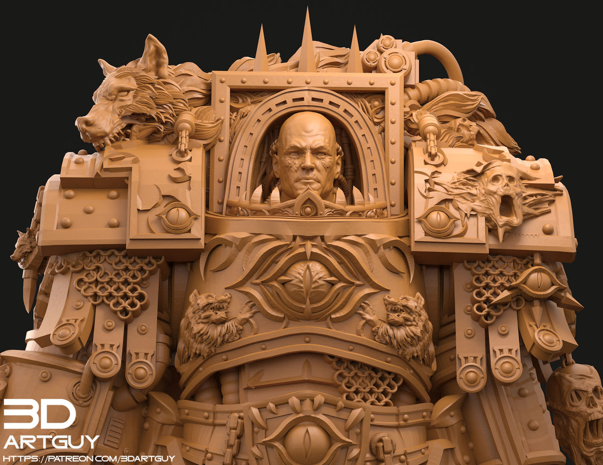 Lord of War by 3DArtGuy – Resin Printed Galactic Progenitor Character