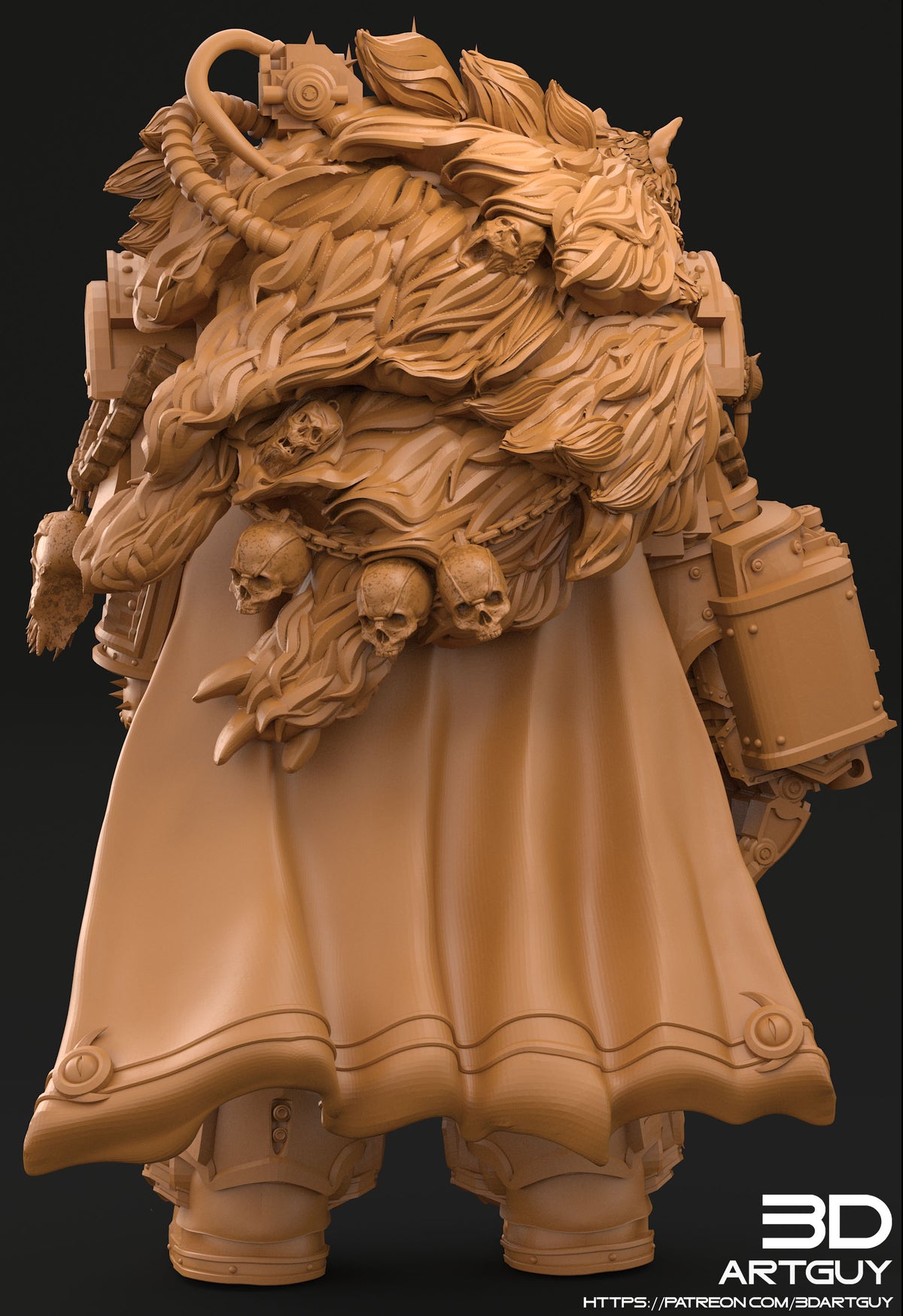 Lord of War by 3DArtGuy – Resin Printed Galactic Progenitor Character
