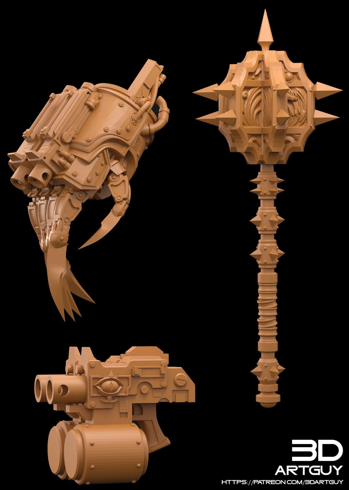 Lord of War by 3DArtGuy – Resin Printed Galactic Progenitor Character