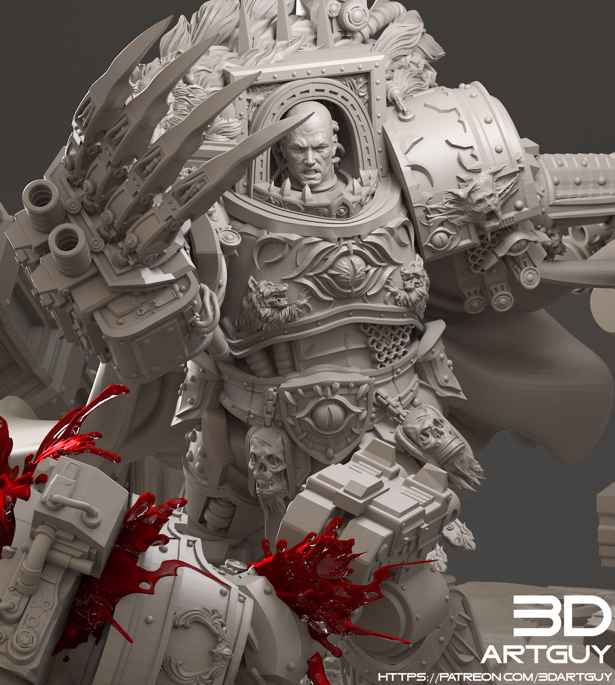 Lord of War Diorama by 3DArtGuy – Resin Printed Galactic Progenitor Scene