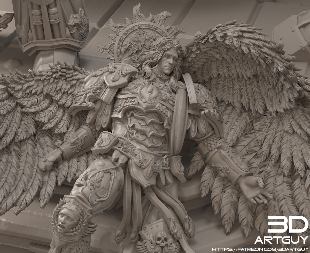 Lord of War Diorama by 3DArtGuy – Resin Printed Galactic Progenitor Scene
