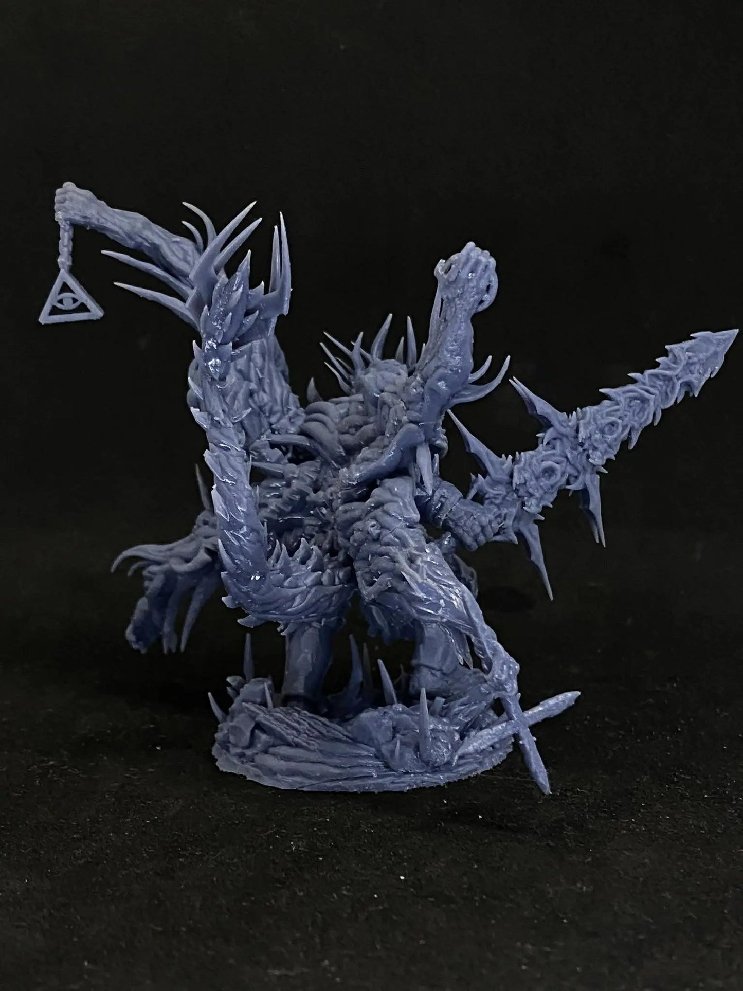 Mangkanur, Preator Of Immorality by Papsikels Miniature, 100mm tall Miniature, 28/32mm Scale, War Gaming Figure, Proxy for Trench Crusade My Store