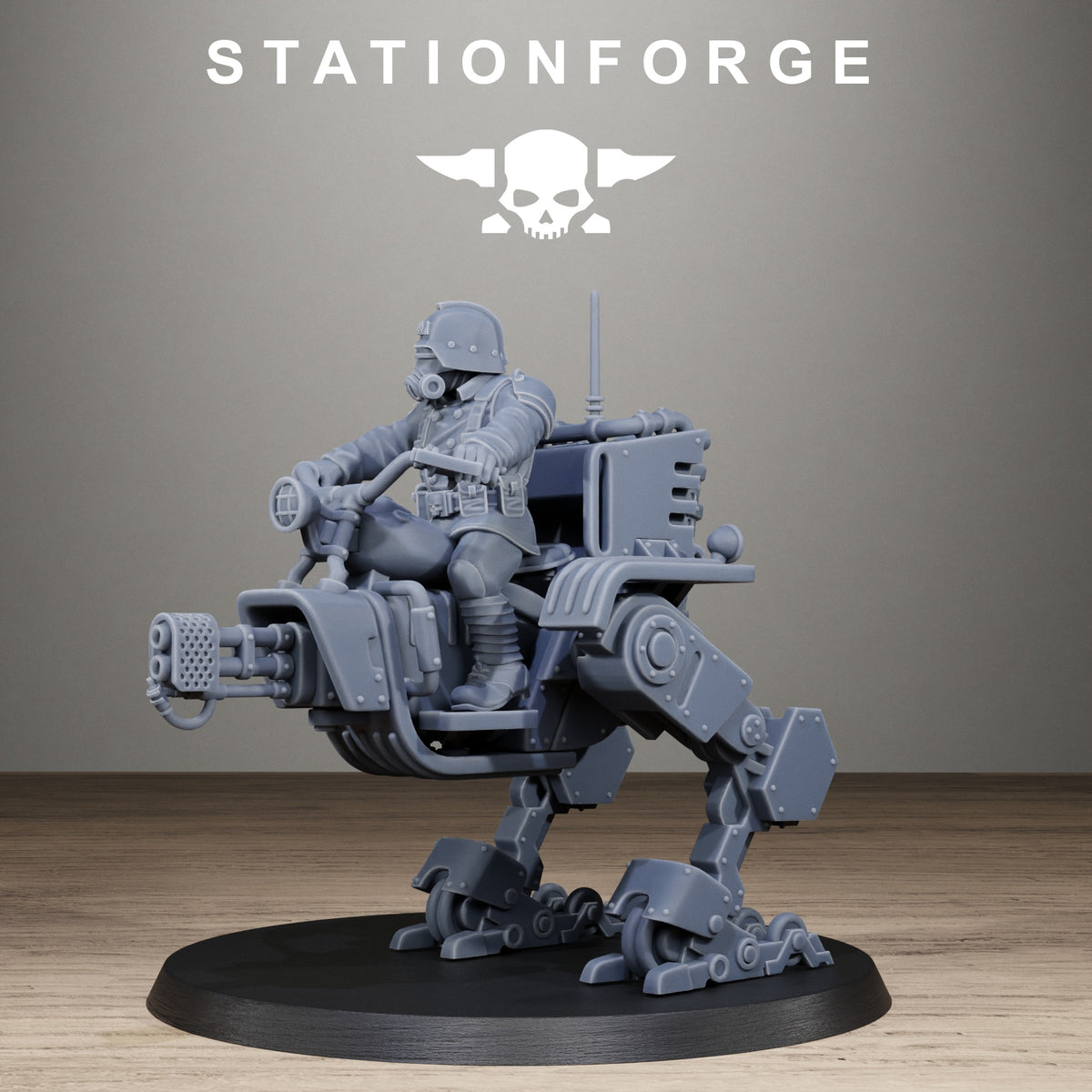 Grim Guard Mini Walker by Station Forge – Resin Printed Grimdark Sci-Fi Walker (28/32mm)