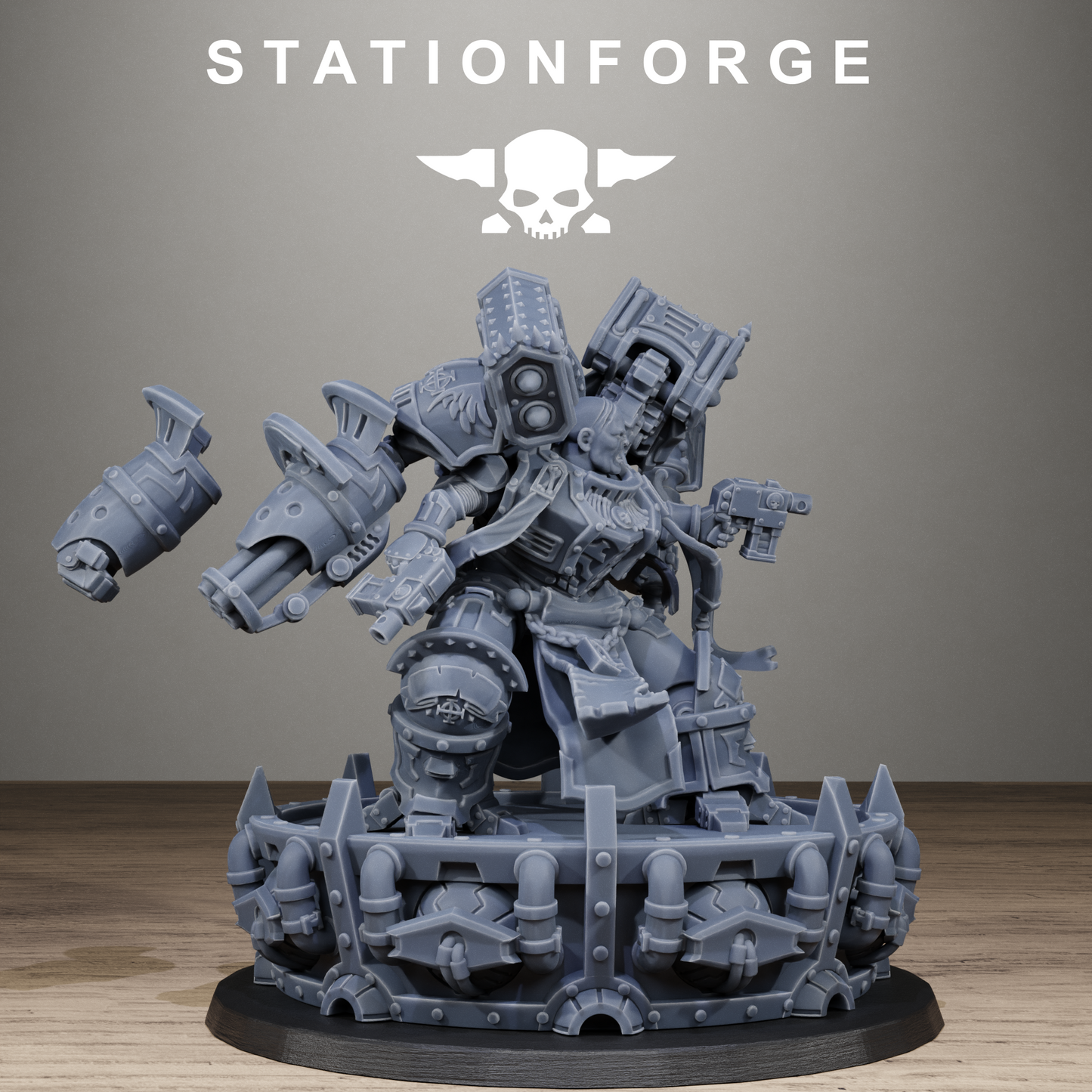 Vodalite Dominium by Station Forge – Resin Printed Grimdark Sci-Fi Mini (28/32mm)