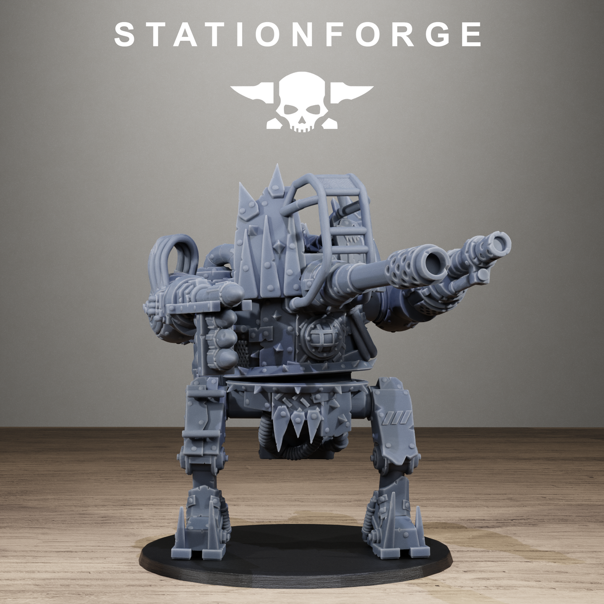 Orkaz Chicken Walker by Station Forge | Heroic Scale Resin Printed Walker (90mm Tall)