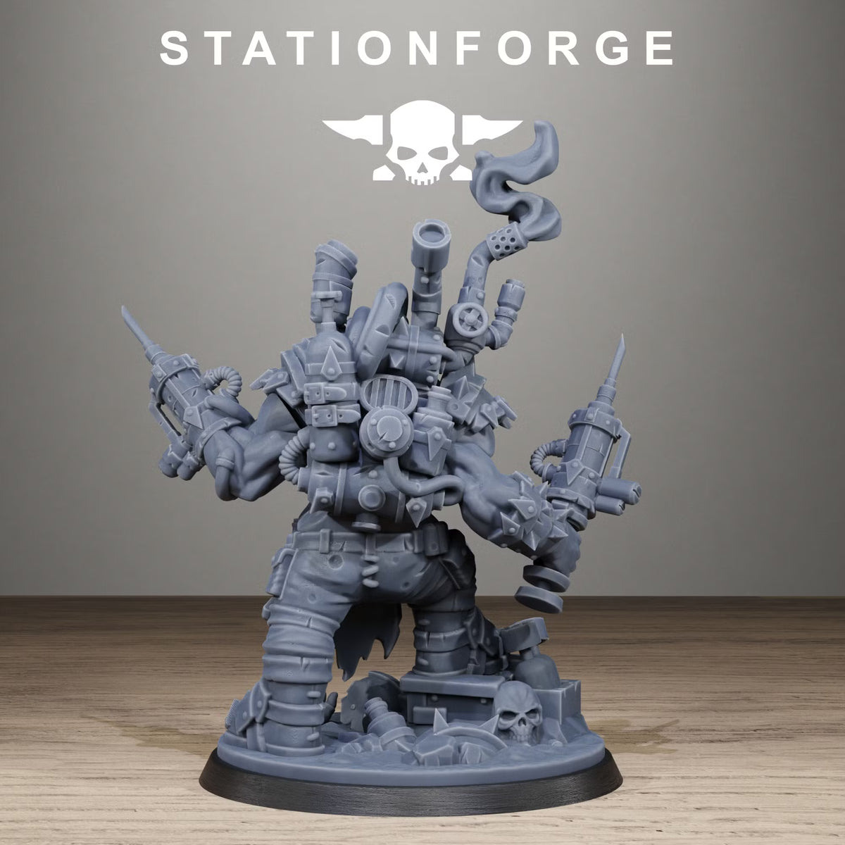 Orkaz Mad Scientist by Station Forge – Resin Printed Grimdark Hero