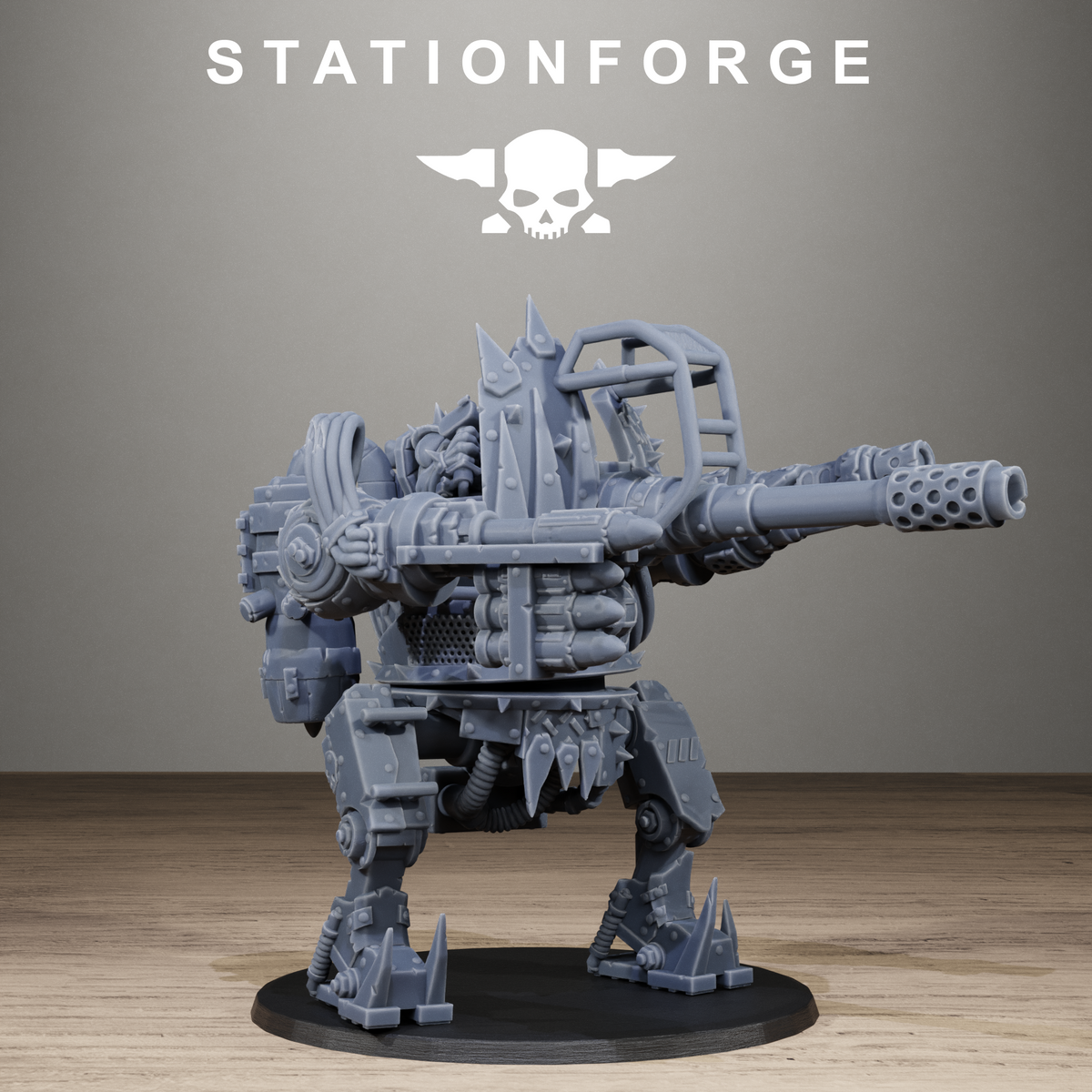 Orkaz Chicken Walker by Station Forge | Heroic Scale Resin Printed Walker (90mm Tall)