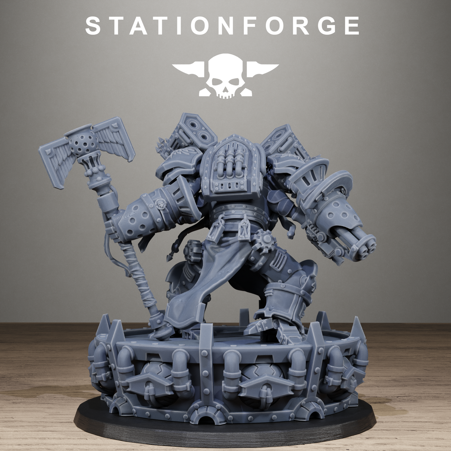 Vodalite Dominium by Station Forge – Resin Printed Grimdark Sci-Fi Mini (28/32mm)