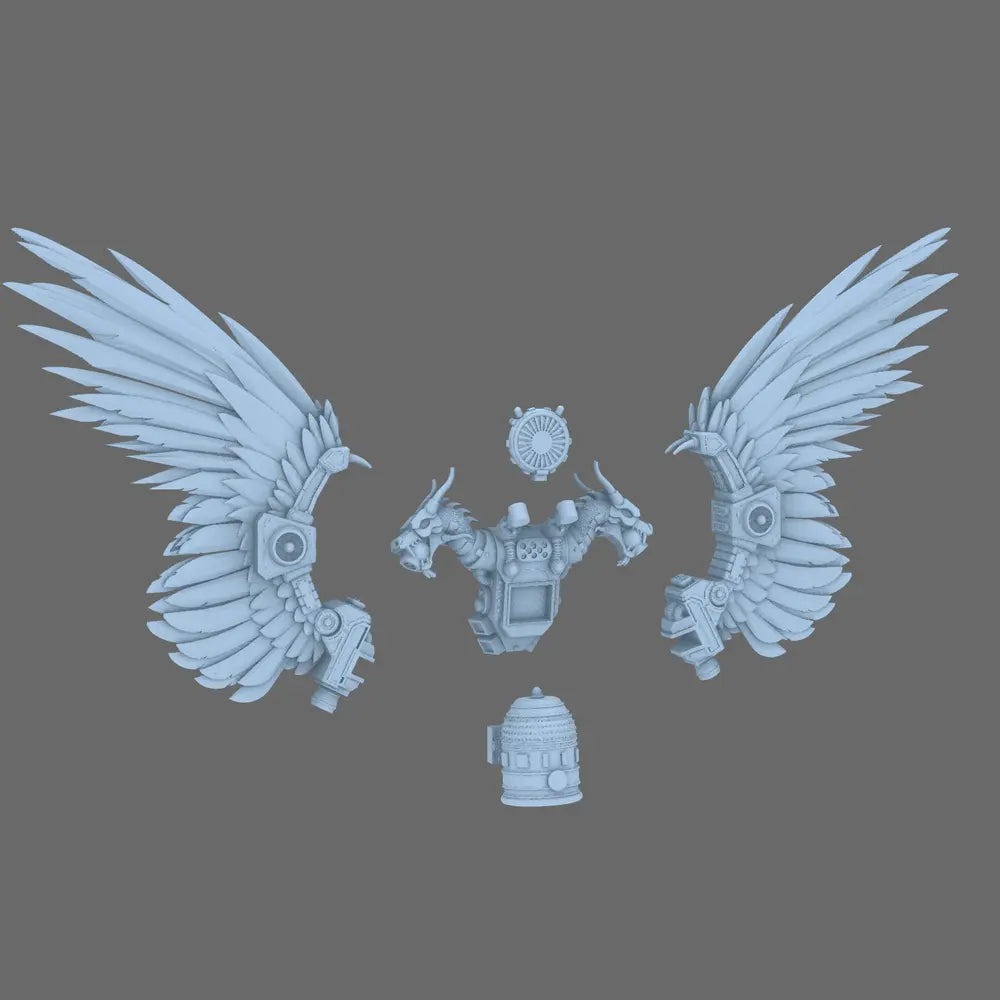 Cyber Samurai Dragon King Jetpack