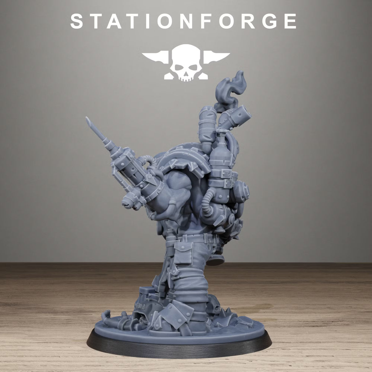 Orkaz Mad Scientist by Station Forge – Resin Printed Grimdark Hero