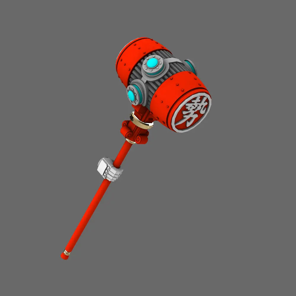Cyber Samurai Power Warhammer Right Hand