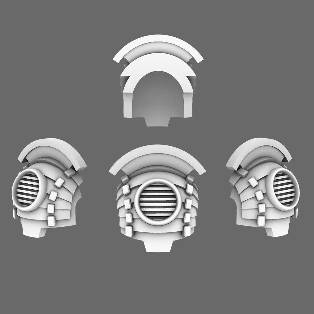 Cyber Samurai DV4 Bushi Shoulder Pads Type A