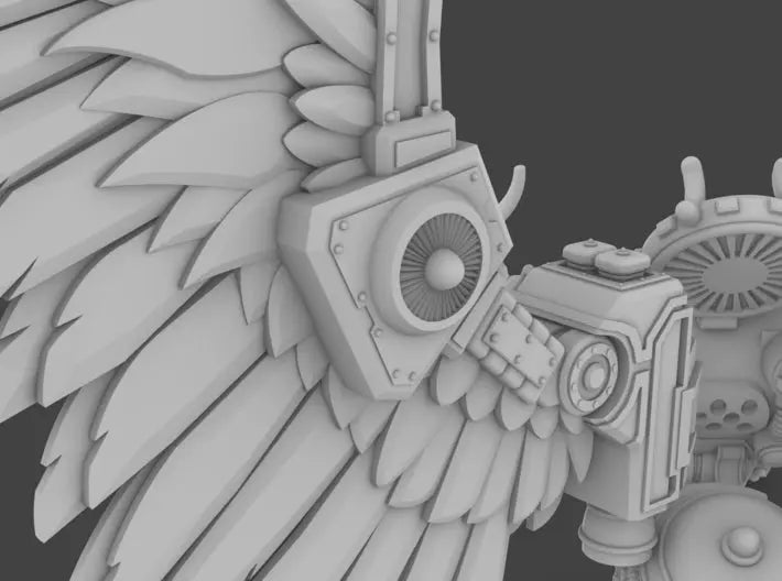 CyberSamurai v8 Dragon King Jetpack (STL Format)