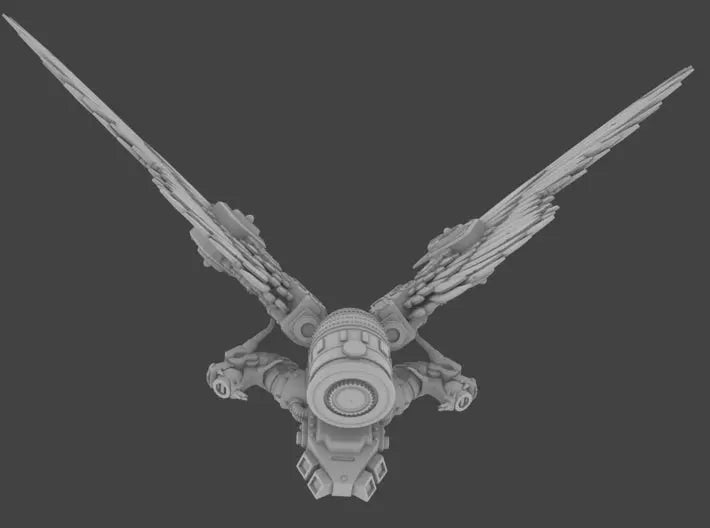 CyberSamurai v8 Dragon King Jetpack (STL Format)