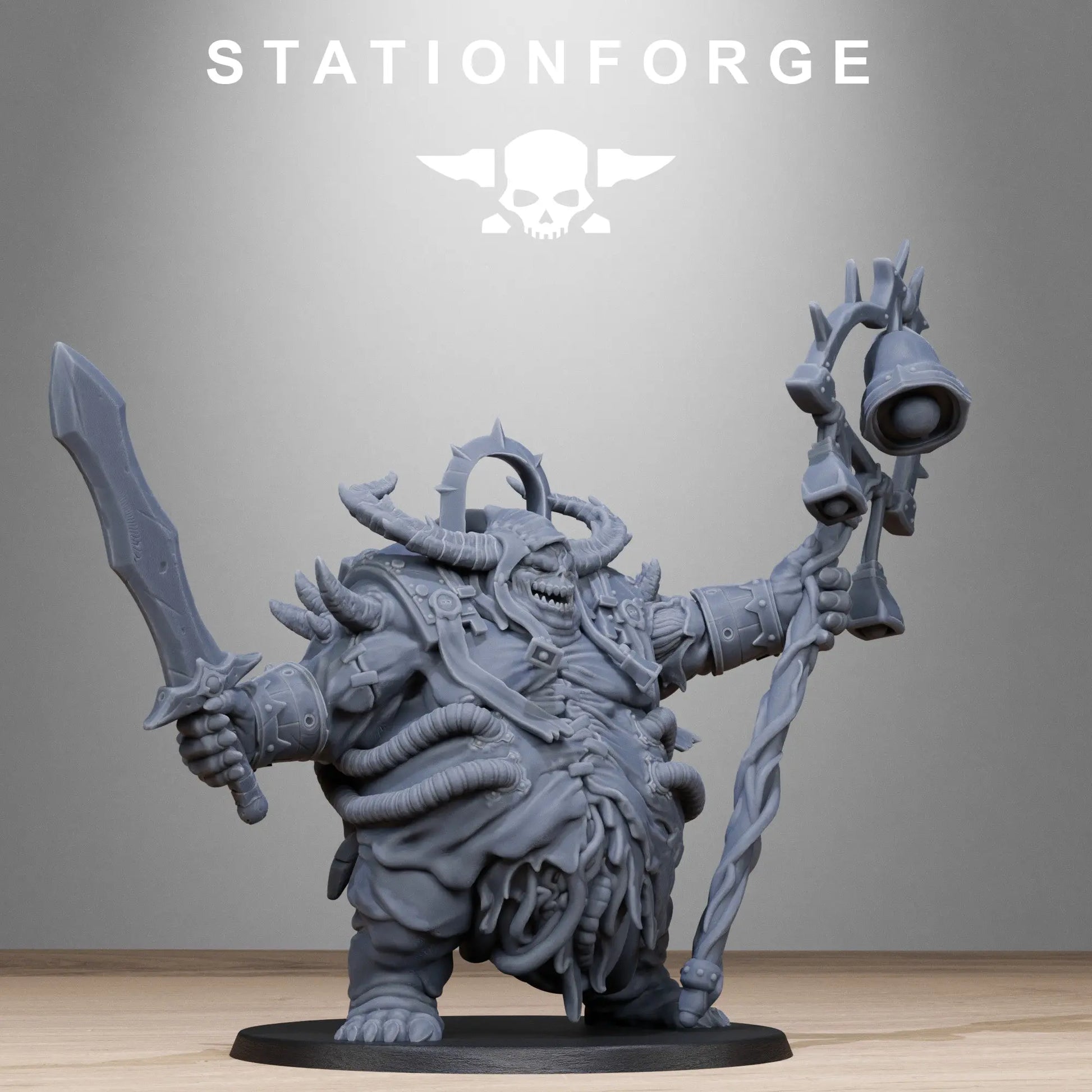 Corrupted Lord of the Filth by Station Forge 28/32mm Scale Miniature, 73mm tall, Great Unclean One Proxy My Store