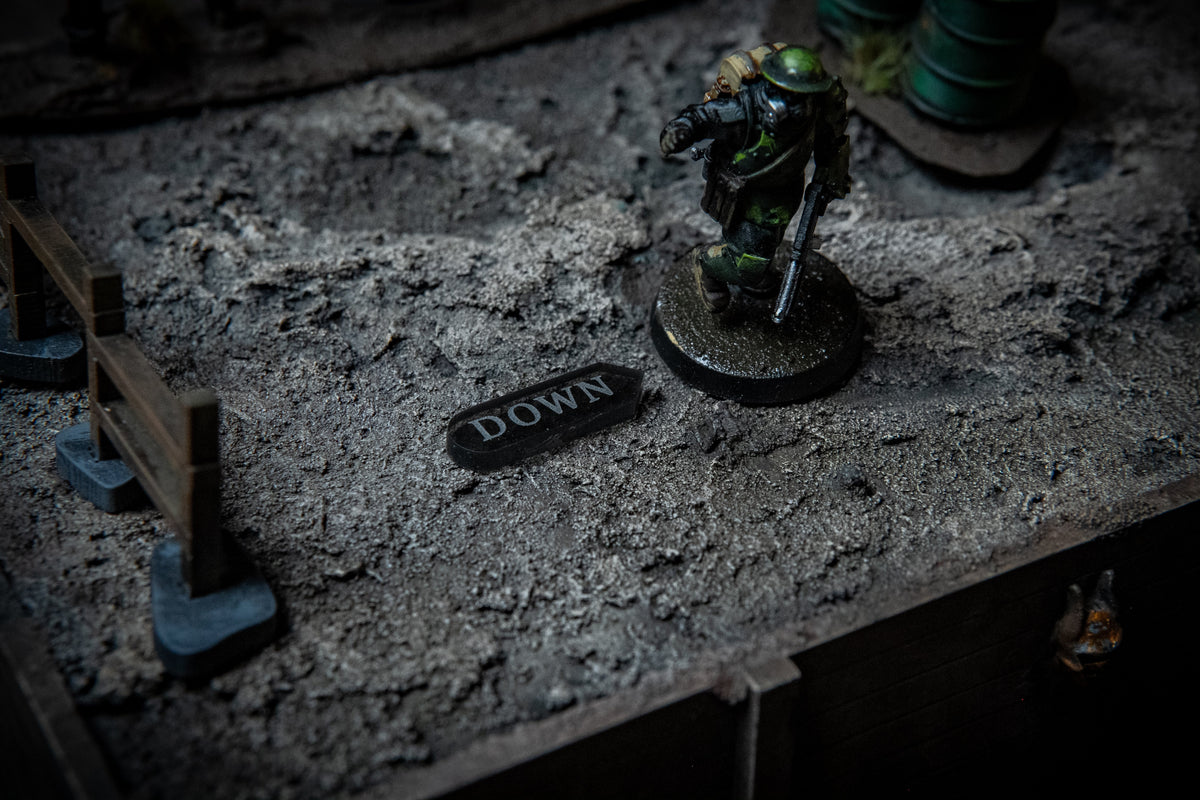 Trench Crusade Down Tokens