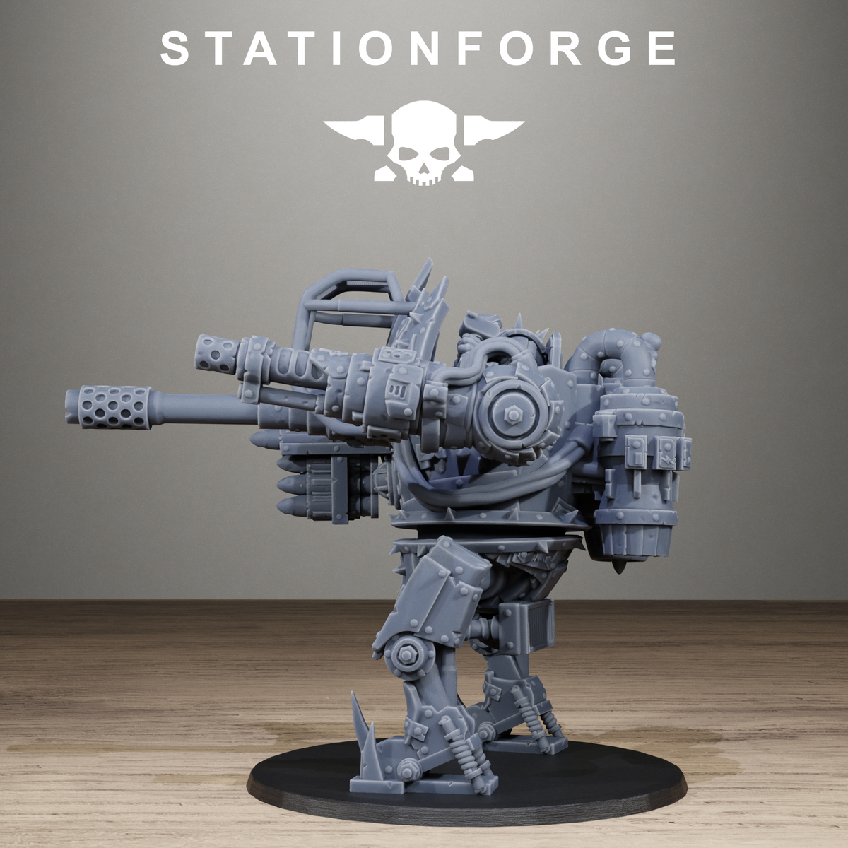 Orkaz Chicken Walker by Station Forge | Heroic Scale Resin Printed Walker (90mm Tall)