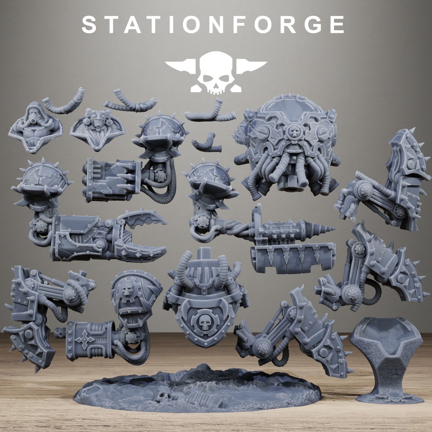 Scavenger Profaner by Station Forge – Resin Printed Grimdark Sci-Fi Mini (28/32mm)