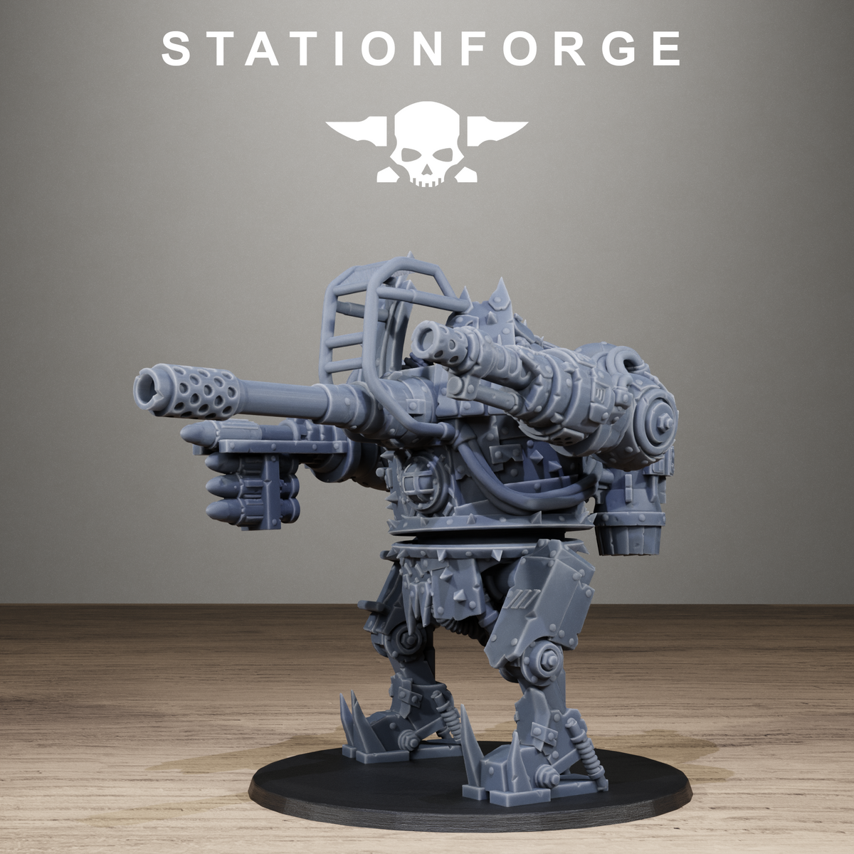 Orkaz Chicken Walker by Station Forge | Heroic Scale Resin Printed Walker (90mm Tall)