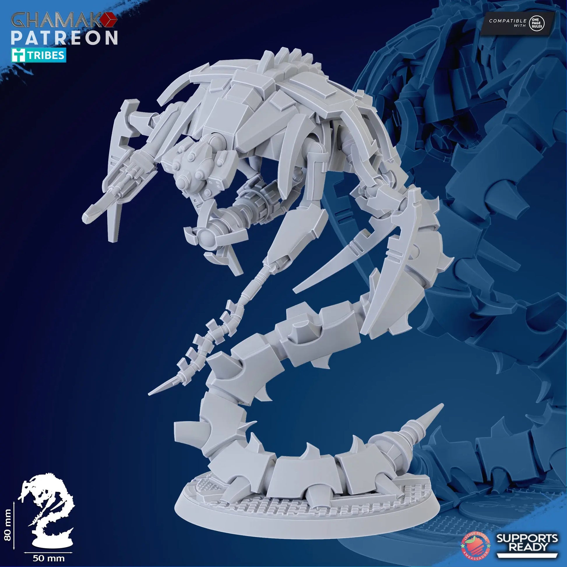 Undying Wraiths by Ghamak: Sci-fi 28/32mm Heroic Scale Miniature, 80mm tall, 3 Units My Store