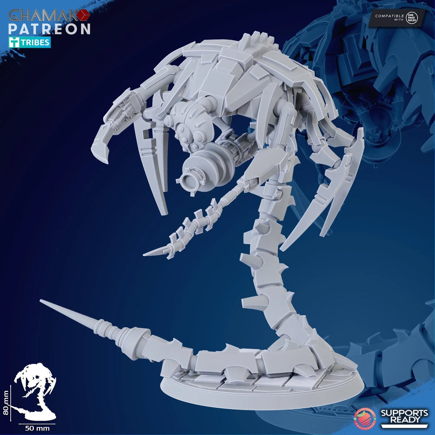 Undying Wraiths by Ghamak: Sci-fi 28/32mm Heroic Scale Miniature, 80mm tall, 3 Units My Store