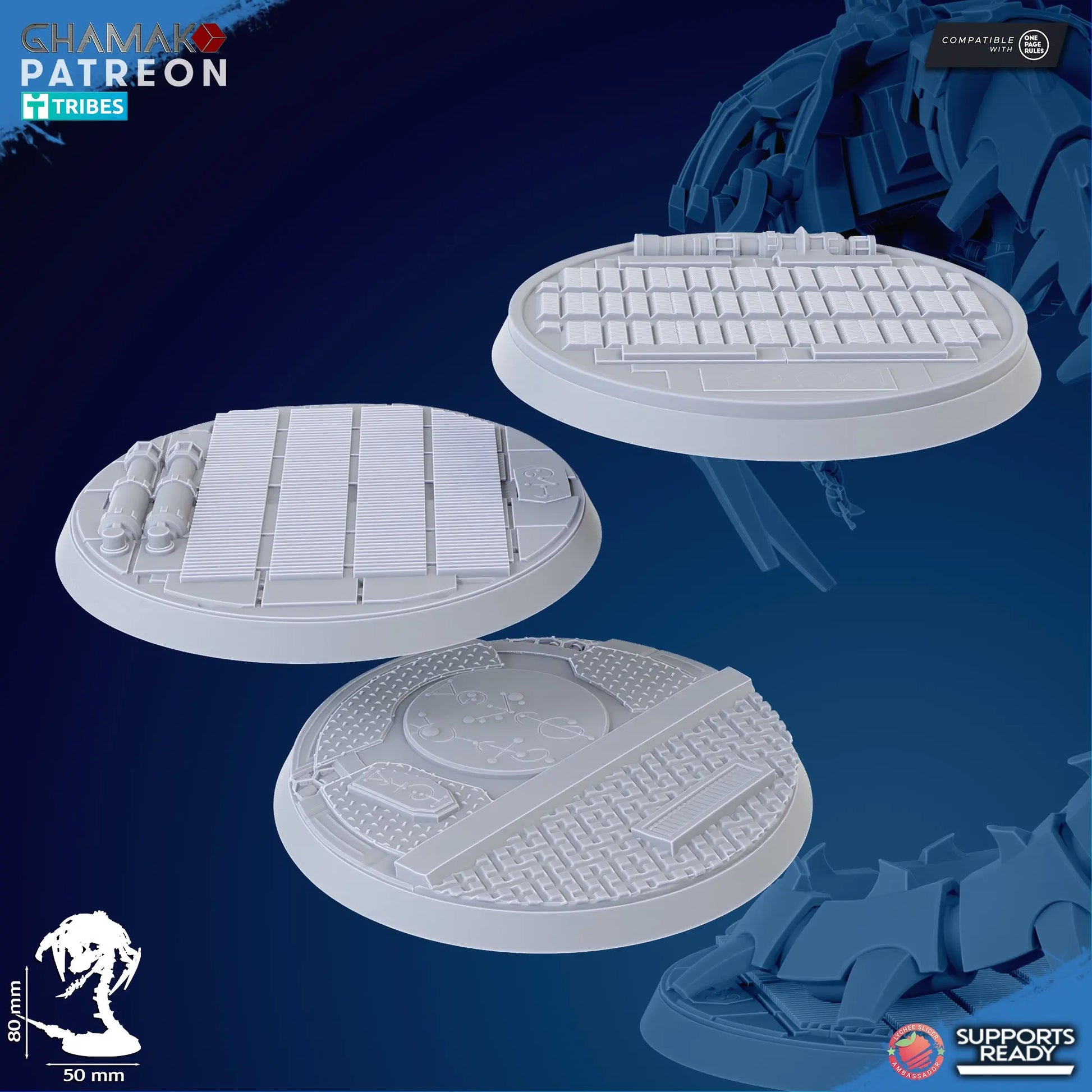 Undying Wraiths by Ghamak: Sci-fi 28/32mm Heroic Scale Miniature, 80mm tall, 3 Units My Store