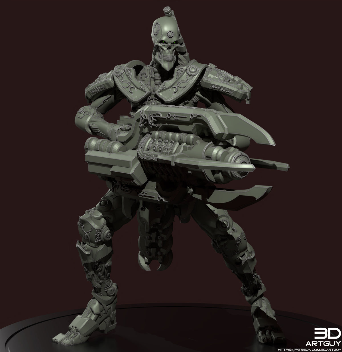 Ancient Annihilator Army by 3DArtGuy | Heroic Scale Resin Printed Miniature Kit (135mm Tall)
