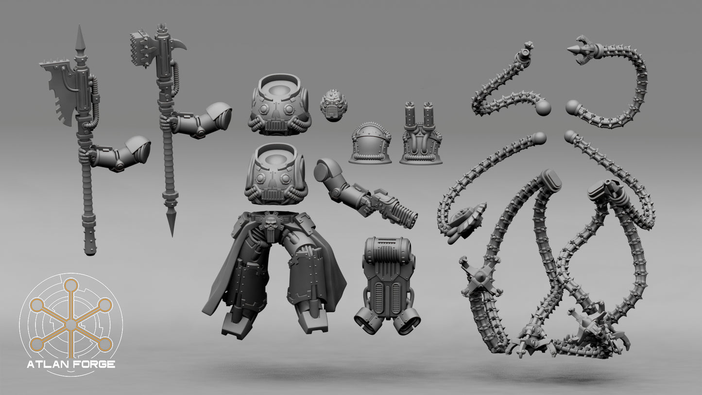 Master Smith of Hades by Atlan Forge – Resin Printed Grimdark Sci-Fi Mini (28/32mm)