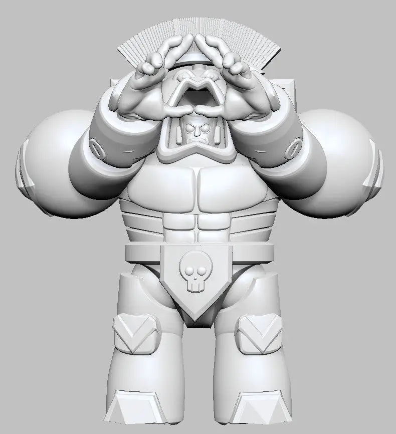 Captain Space King 2 by 3DArtGuy 32mm scale, 50mm, Miniature War Gaming Figure, Grim Dark, Space, Proxy, Space King My Store