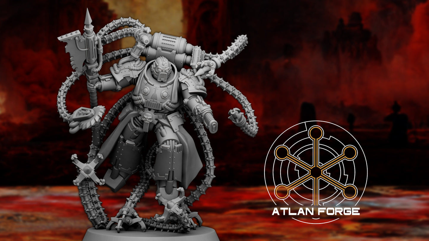 Master Smith of Hades by Atlan Forge – Resin Printed Grimdark Sci-Fi Mini (28/32mm)