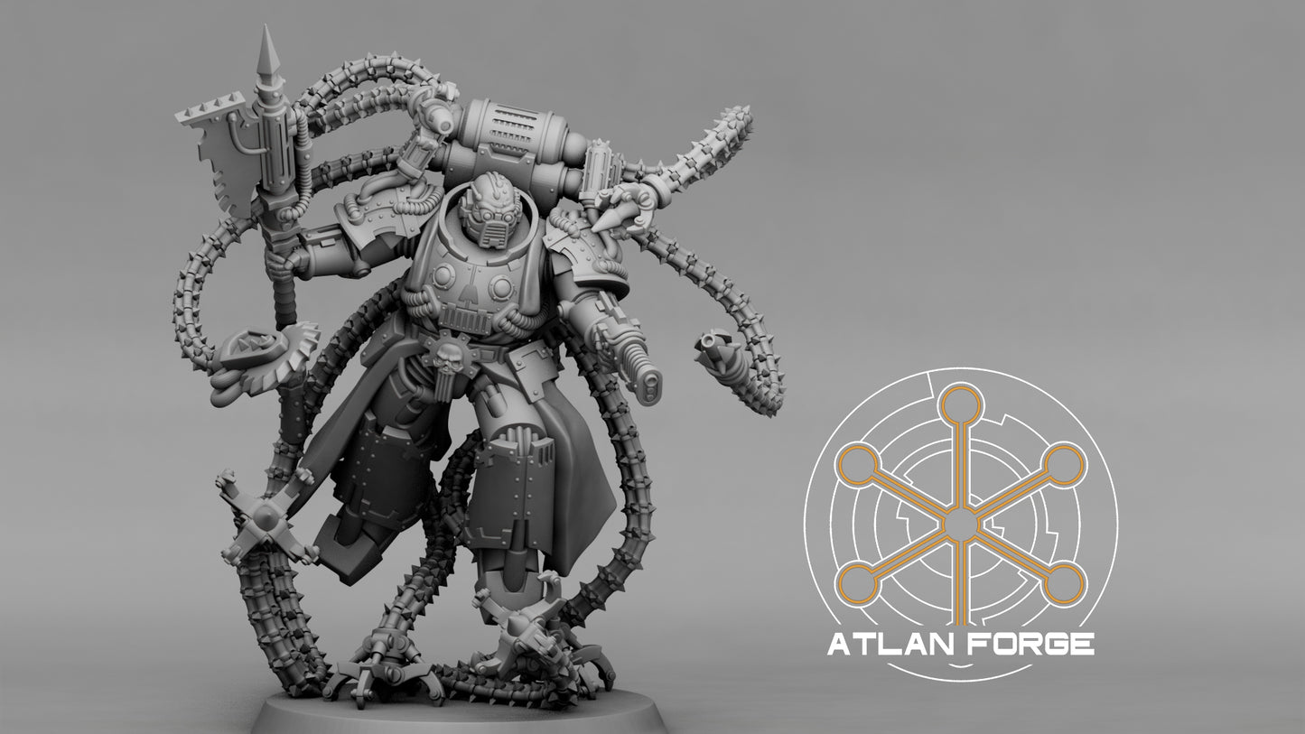 Master Smith of Hades by Atlan Forge – Resin Printed Grimdark Sci-Fi Mini (28/32mm)