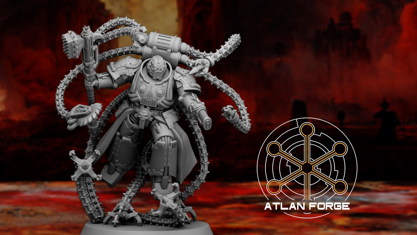 Master Smith of Hades by Atlan Forge – Resin Printed Grimdark Sci-Fi Mini (28/32mm)