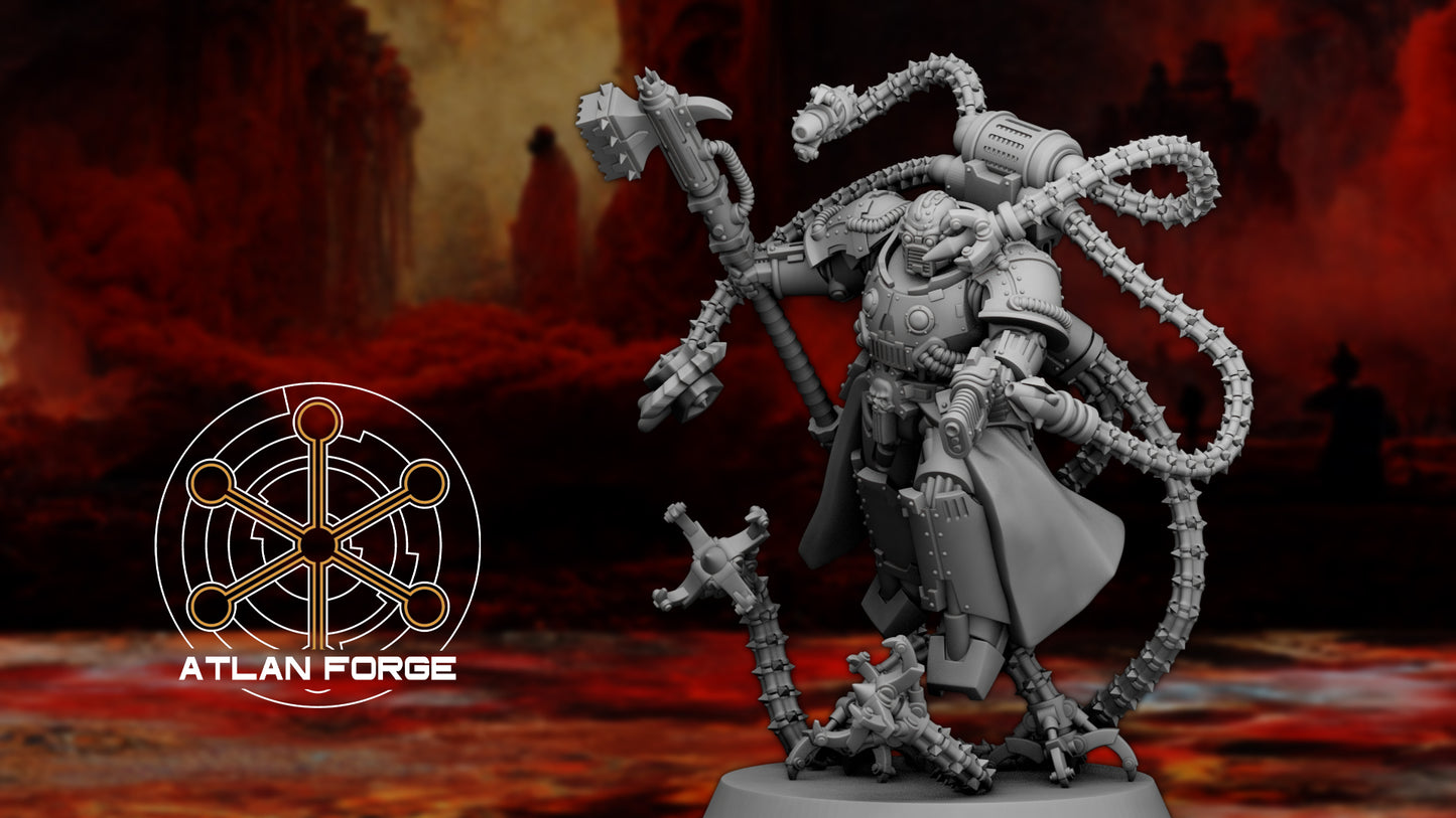 Master Smith of Hades by Atlan Forge – Resin Printed Grimdark Sci-Fi Mini (28/32mm)
