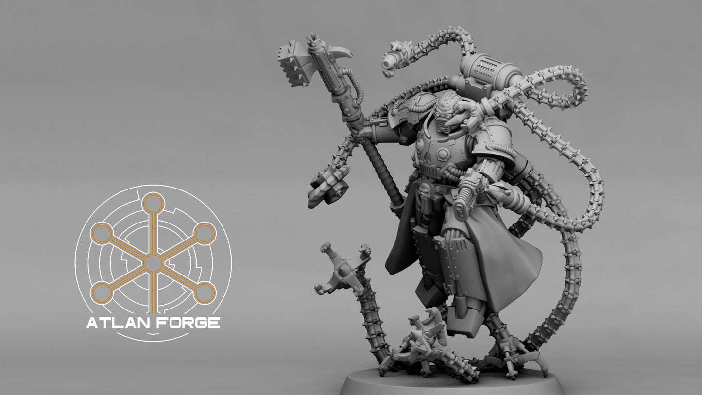 Master Smith of Hades by Atlan Forge – Resin Printed Grimdark Sci-Fi Mini (28/32mm)