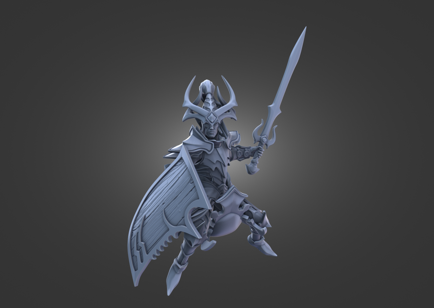 Dark Elf Raptor Rider Squad by Epic Miniatures – 28/32mm Heroic Scale - Resin Printed Grimdark Fantasy Mount