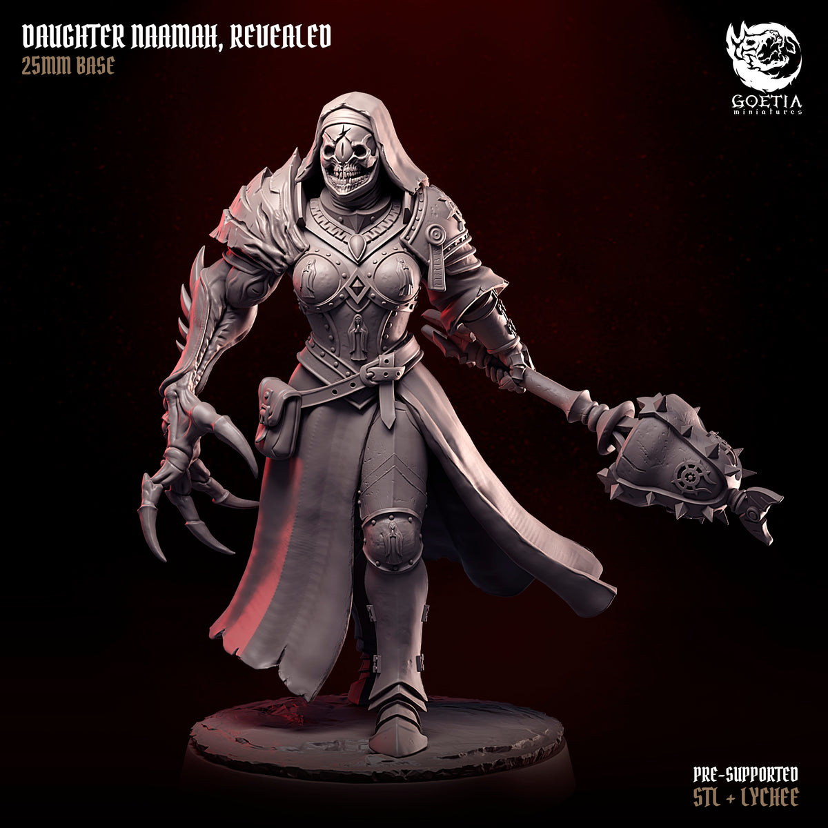 Daughter Naamah, Revealed by Goetia Miniatures – Resin 25mm